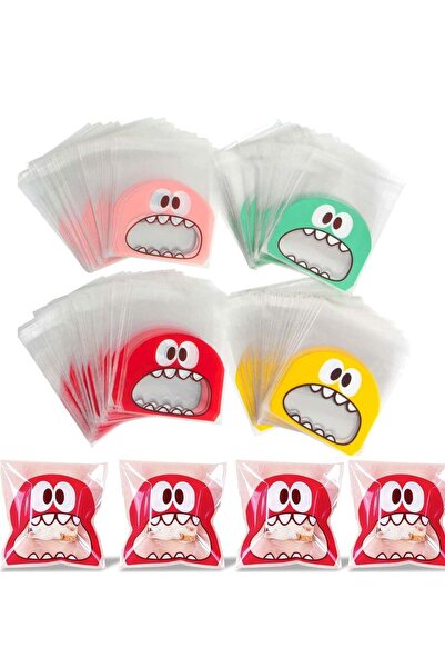 Generic 400 PCS Self Adhesive Plastic Cookie Bags, Candy Bags, Treat Bakery D...