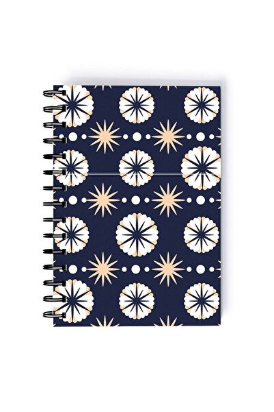 Generic Spiral A5 Notebook Pattern Motifs Christmas Gifts