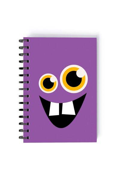 Generic Monsters Inc Printed Spiral A5 Notebook Green/White/Blue