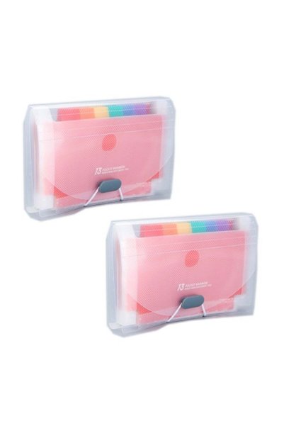 Generic 2PCS Mini Organizer Wallet Expanding Accordion Coupon Organizer Stand...