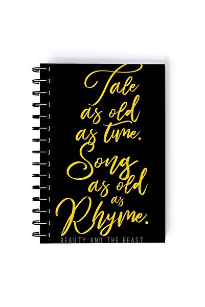 Generic Spiral A5 Notebook Beauty and the Beast Classic Cartoon Retro Fairy T...