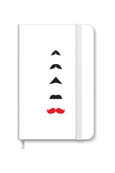 Generic Designer A5 Thick Hardcover Notebook - Another Level Of Tash White