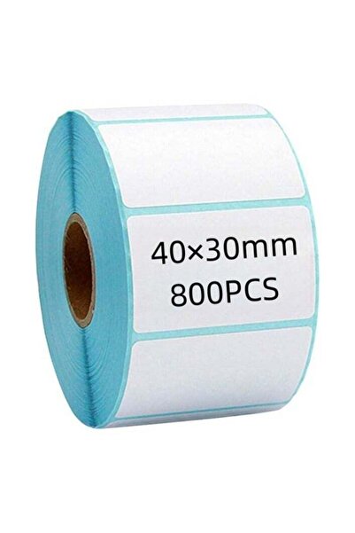 Generic 40mm x 30mm Self Adhesive Label Synthetic Thermal Sticker,1.57 x 1.18...