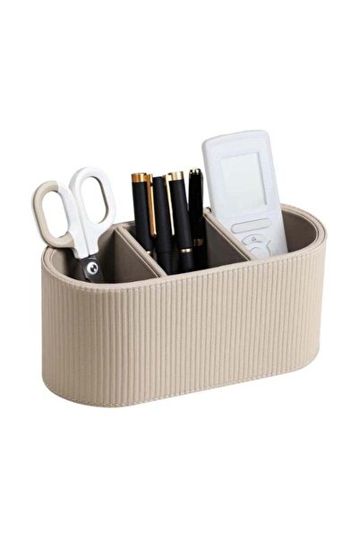 Generic Multifunctional Remote Control Holder and Desk Organizer with 3 Compa...