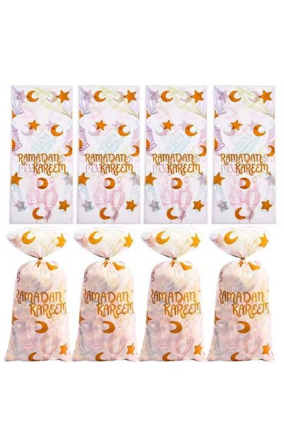 Generic 50 Pieces Ramadan Kareem Opp Candy Cookie Gift Bags