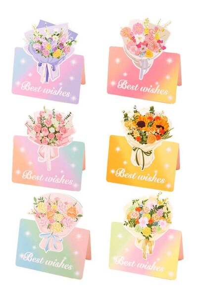 Generic 6Pcs Bless Cards Bulk Funny Cards for Boys and Girls Boys Girls Diy H...