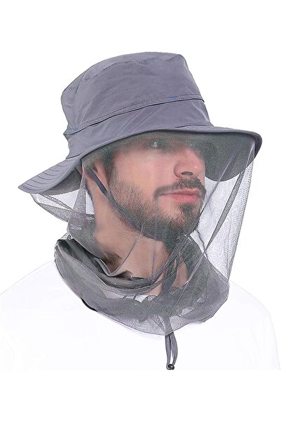 Venterior Head Net Hat - Safari Hat Sun Hat Bucket Hat Fishing Hat with Netti...