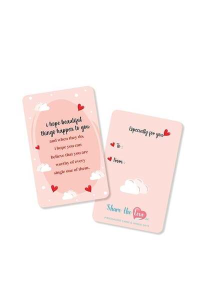 Generic Worthy Moments Whispers - Pink Affection Card