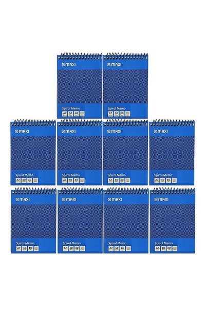 Generic 10-Piece A7 Size Small Spiral Memo Pad