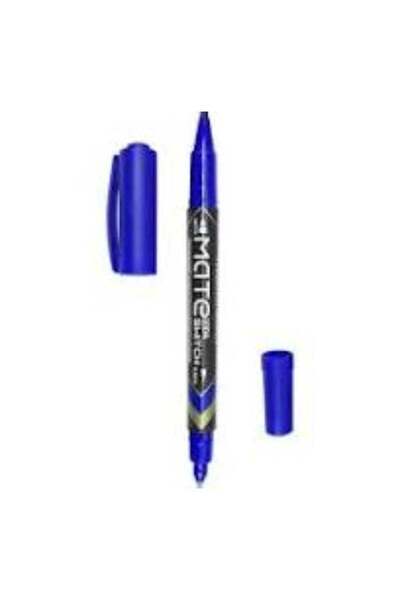 Generic Permanent Marker, Blue, Dual-tip 1.0mm & 0.5mm ideal for labeling, ma...
