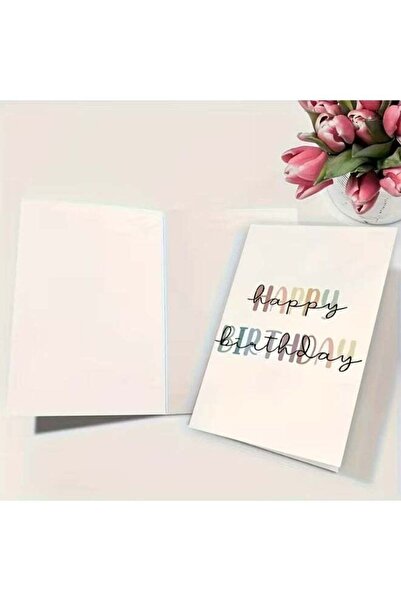 Generic Birthday Greeting Card, Interactive Design Print (Happy Birthday Rain...