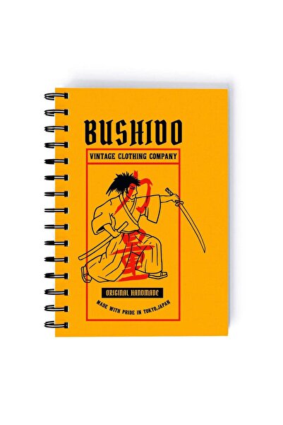 Generic Kanji Style Rectangle Spiral A5 Notebook Multicolour