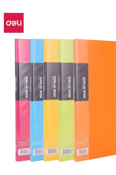 Generic Deli Rio E5031 Display Book A4 1 piece- 10 Pages, Random Colors, Dura...