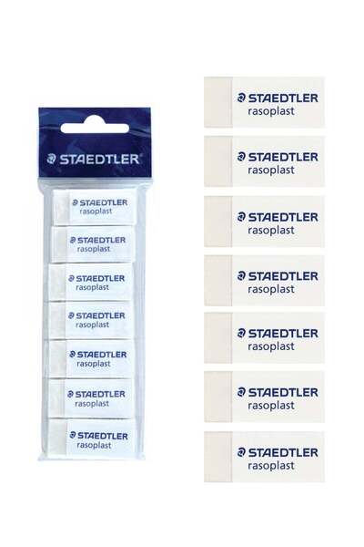 Generic 7-Piece Rasoplast Medium Size Pencil Eraser