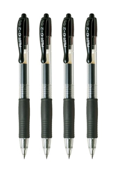 Generic 4-Piece G-2 Gel Roller Pen Black Ink