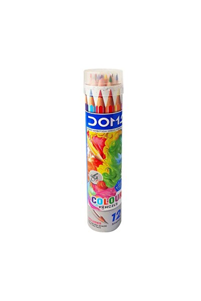 Generic Colour Pencil Set 12+1 Shades, Super Soft Lead, Round Tin Box, Non-Toxic