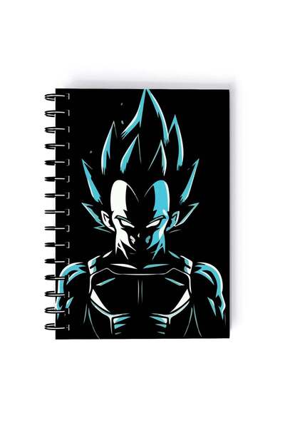 Generic Spiral A5 Notebook Dragon Ball Z Shonen Action Manga Anger vegeta Jap...