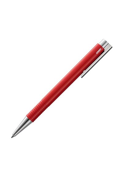 Generic Logo M+ Ballpoint Pen Medium Tip Black Ink Red Barrel