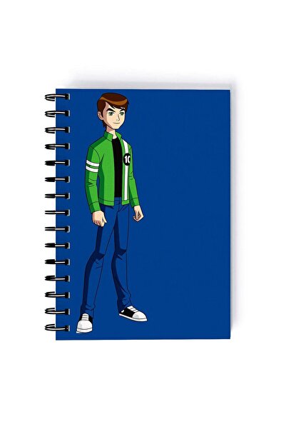 Generic Anime Printed Spiral A5 Notebook Green/Beige/Blue