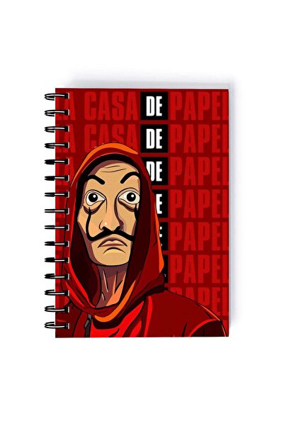 Generic Spiral A5 Notebook La Casa De Papel Netflix Money Heist Mask Man