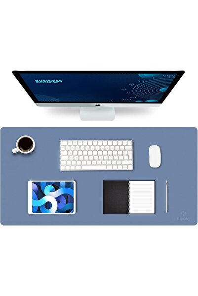 GENERAL K KNODEL Large Office Leather Desk Mat, Mouse and Keyboard Pad, Compu...