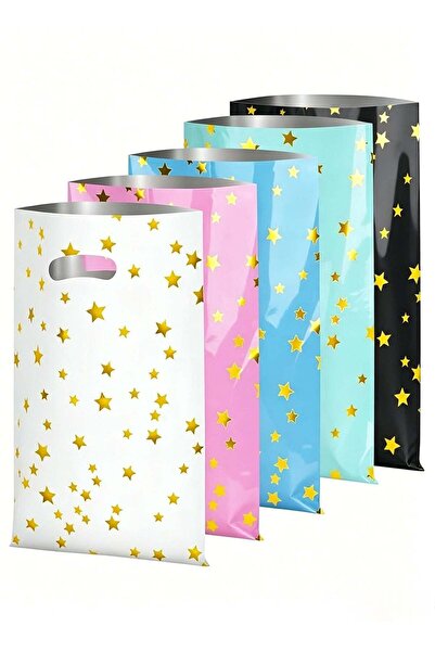 Generic 100 Pcs Party Favors Bags Kids Party Gift Bags，Cute Star Pattern Birt...
