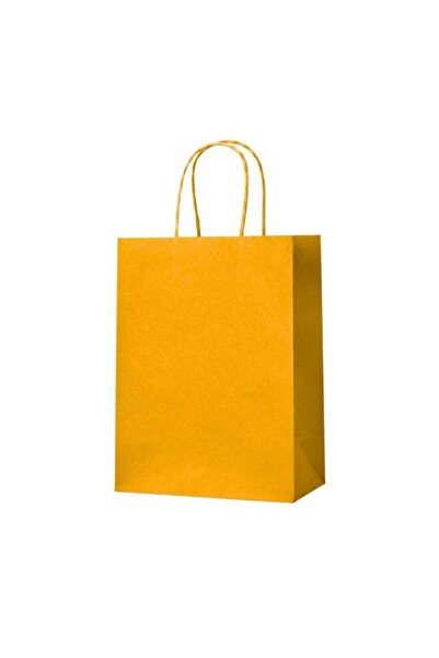 Generic Yellow Paper Party Bags - Pack of 8