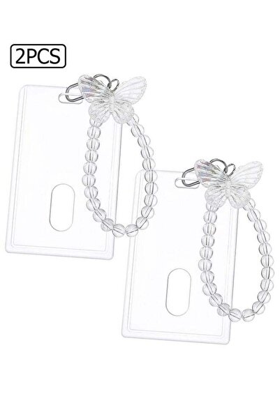 Generic 2Pcs Photocard Holder - Acrylic Butterfly Photo Card with Creative Bu...