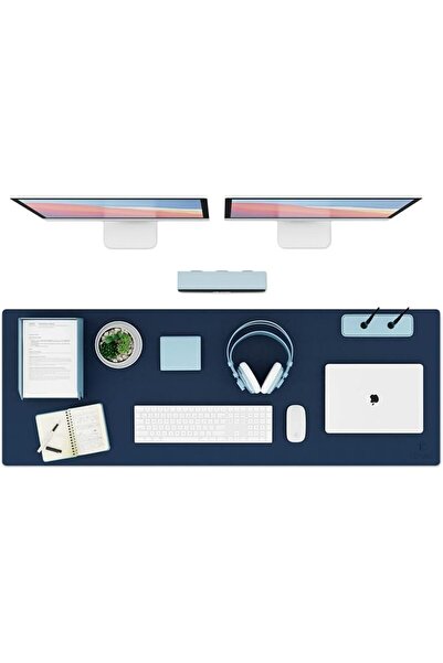 GENERAL K KNODEL Large Office Leather Desk Mat, Mouse and Keyboard Pad, Compu...
