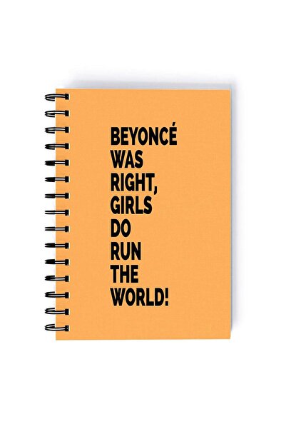 Generic Spiral A5 Notebook Inspirational Quote Motivations Beyonce Beige Aest...