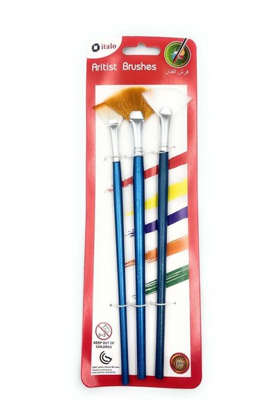 Generic 3-Piece Artists Paint Brush Set