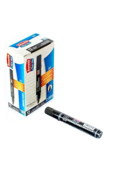 Generic Permanent Marker Set Of 12, Black