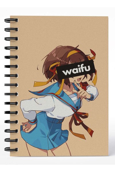 Generic Haruhi Suzomiya Jar The Melancholy of Haruhi Suzumiya Lined Writing J...