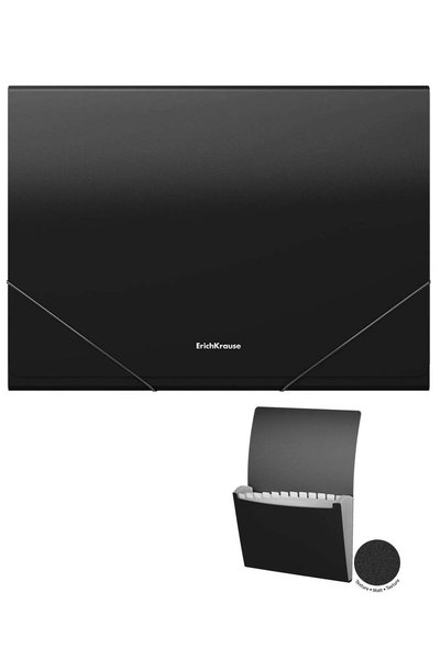 Generic A4 Size Expanding File With 13 Pockets Black