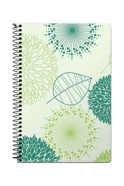 Generic Single Leaf A5 Spiral Notebook Multicolour