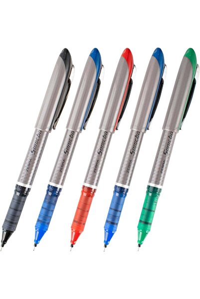 Generic Zebra Sonicball NT7 Liquid Ink Pens, 0.7mm Needle Tip, 5 Pack, Assort...