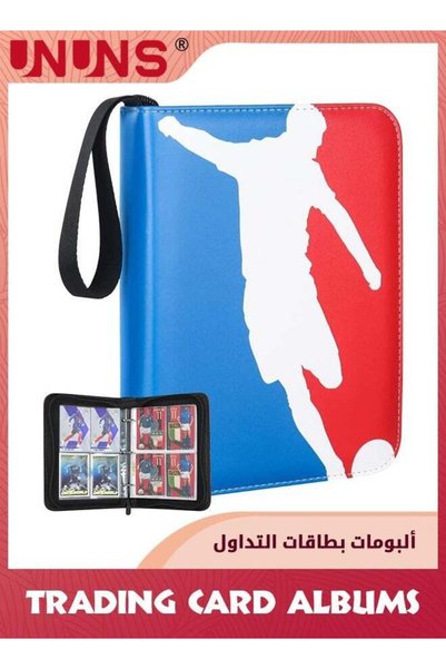 Generic Football Card Binder Holder,Soccer Trading Cards With Sleeves,400 Spo...
