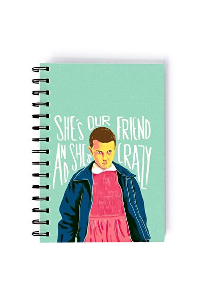 Generic Spiral A5 Notebook Stranger Things TV Series Netflix Milly Bobby as E...