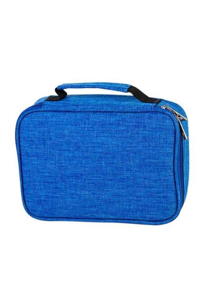 Generic Canvas Pencil Case Blue