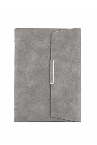 Generic A5 3-Folds Loose-Leaf Notebook for Business & Office Use - Stylish Gr...