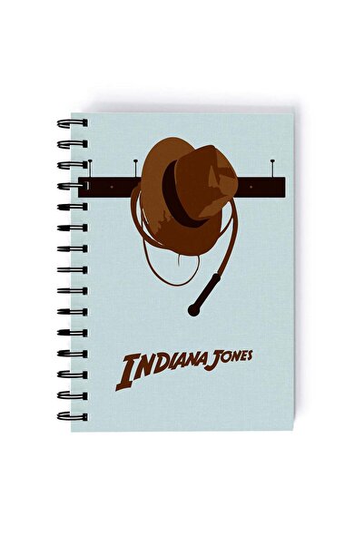 Generic Spiral A5 Notebook Indiana Jones Poster Printed Mousepad Brown/Yellow...
