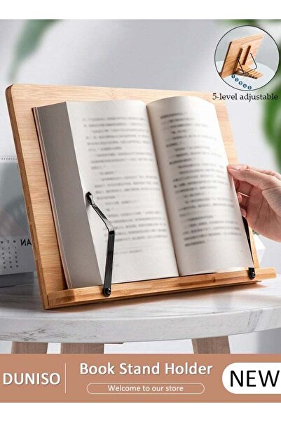 Generic Wooden Book Stand Holder, Large Book Stands Reading Book Holder With ...