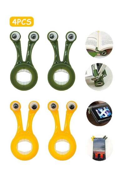Generic 4 Pcs Compact Snail Design Mini Laptop Stand and Book Holder - Portab...