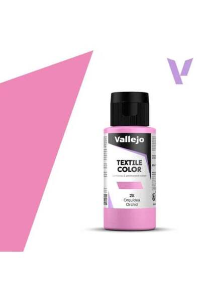 Generic Textile Fabric Paint Orchid 28 – 60ml Bottle Matte Washable Finish