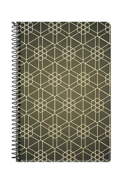 Generic Hexarab A5 Spiral Notebook Multicolour