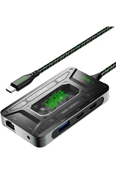 piva PEVA DS7 Type C 32-bit Audio Resolution 7-Port Support 100W Charging