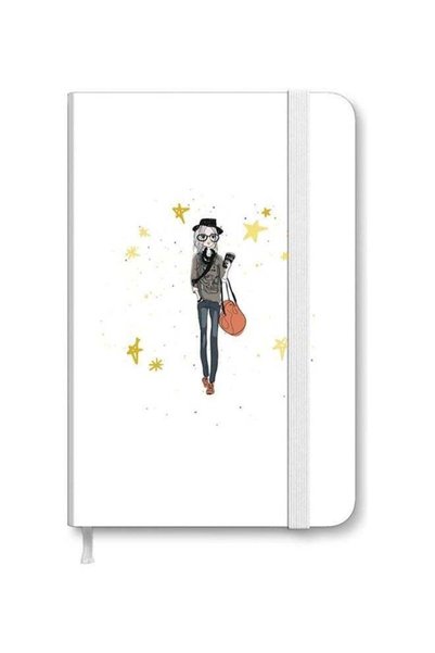 Generic Designer A5 Thick Hardcover Notebook - Fashionista Multicolour