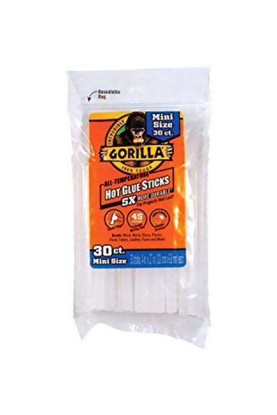 Generic 30-Piece Hot Glue Stick Clear