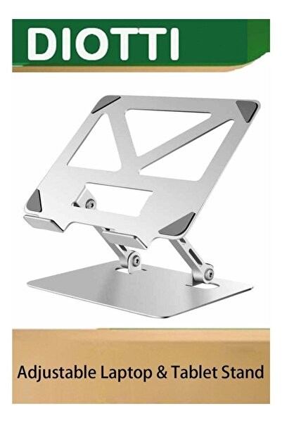 Generic Adjustable Laptop & Tablet Stand with 360° Rotating Base, Ergonomic H...