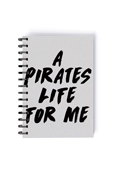 Generic Spiral A5 Notebook Pirates of the Caribbean Pirates Life Quote Jack S...
